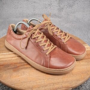 Origo Men's Everyday Barefoot Minimalist Sneaker Sz 9.5 Brown Leather Shoe